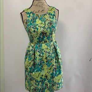J. CREW FLORAL SUMMER DRESS SIZE 4